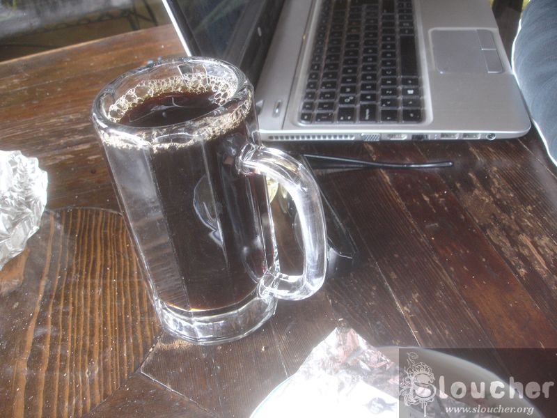 No, really, that's a big ass mug of coffee. 