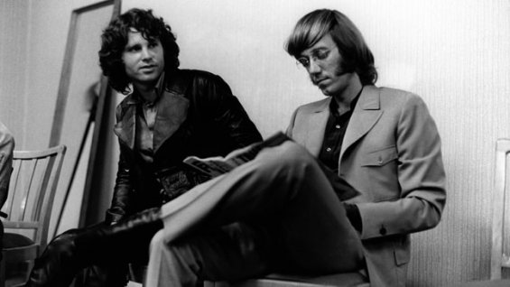 Ray Manzarek and Jim Morrison